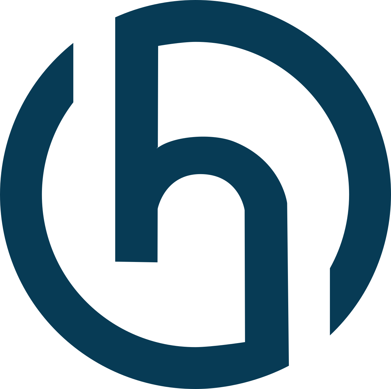 harmony logo dark blue